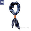 Indigo Denim Men Men Palola de pescoço Shawl Bandana Sconha